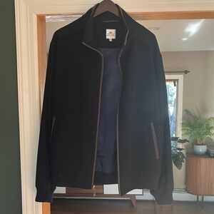 Peter Millar Navy Blue Wool Jacket